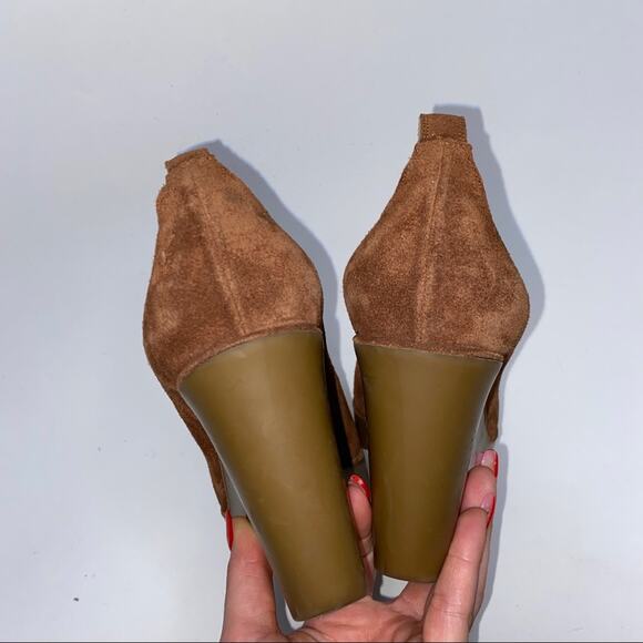 Vintage Chloe Suede Leather Platform Wedges - Picture 6 of 10